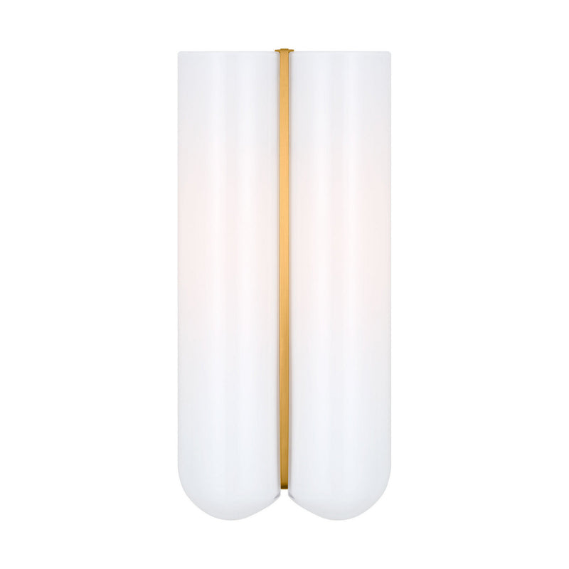 Visual Comfort Studio LXW1061BBS One Light Wall Sconce, Burnished Brass
