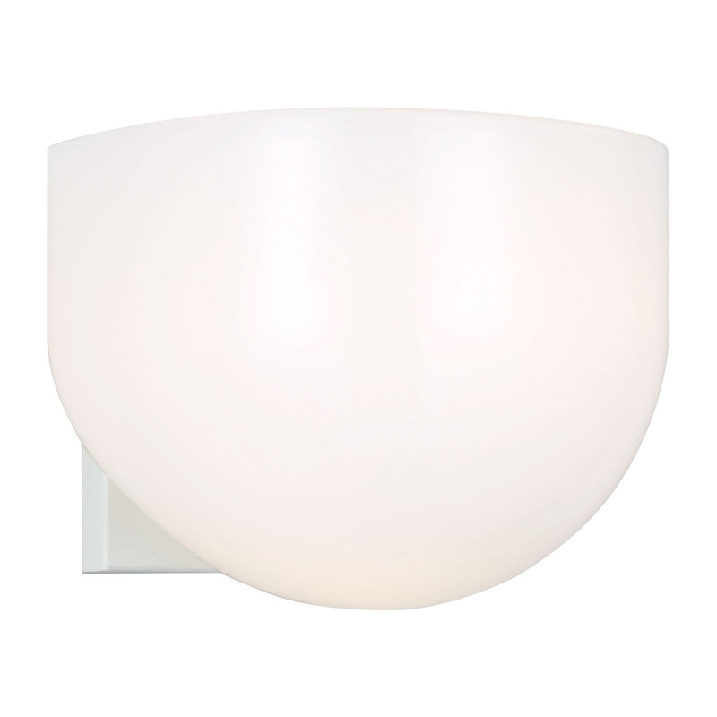 Visual Comfort Studio LXV1001MWT One Light Vanity, Matte White
