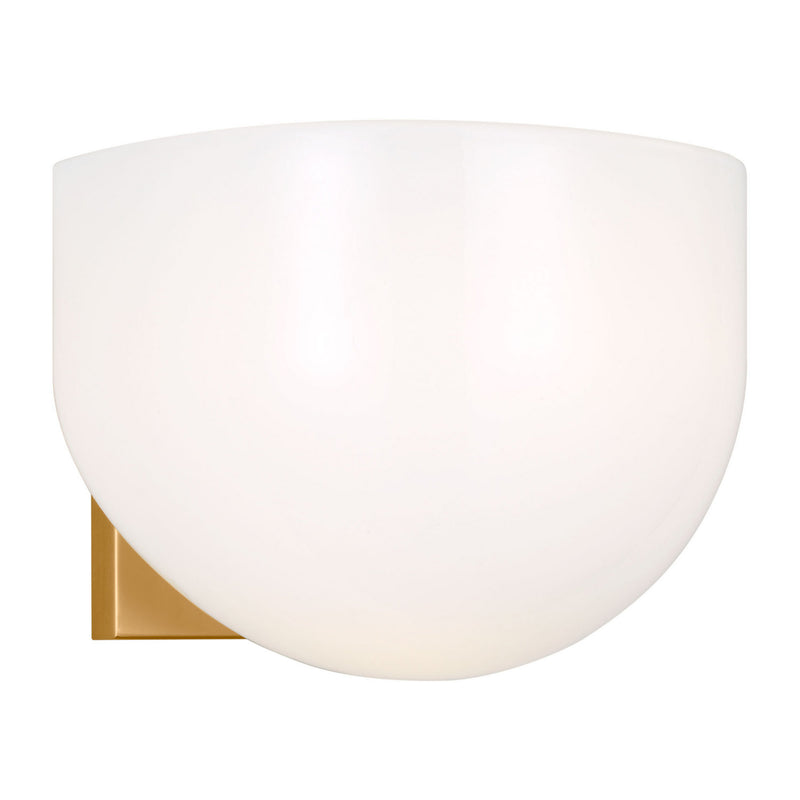 Visual Comfort Studio LXV1001BBS One Light Vanity, Burnished Brass