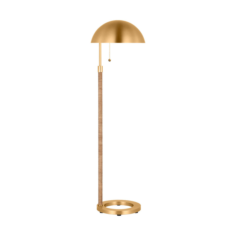 Visual Comfort Studio LXT1011BBS1 One Light Floor Lamp, Burnished Brass
