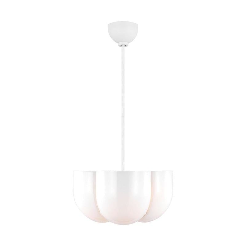 Visual Comfort Studio LXP1044MWT Four Light Pendant, Matte White