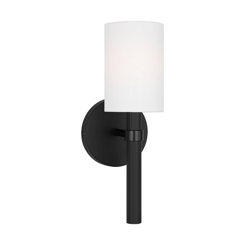 Visual Comfort Studio DJW1061MBK One Light Wall Sconce, Midnight Black