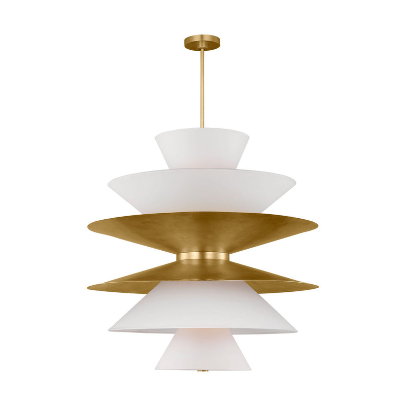 Visual Comfort Studio LXP10316GD 16 Light Pendant, Gild