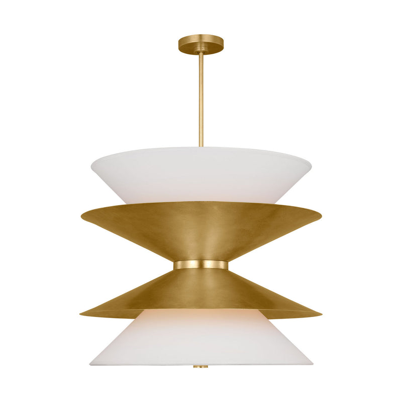 Visual Comfort Studio LXP10212GD 12 Light Pendant, Gild