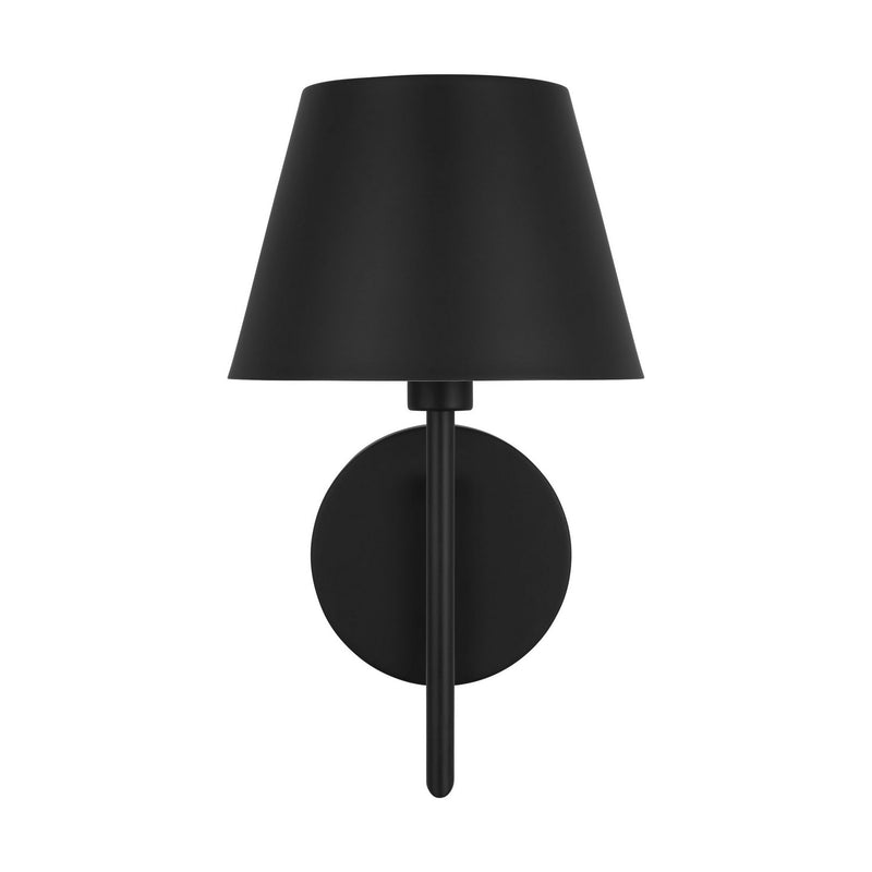 Visual Comfort Studio DJW1151MBK One Light Wall Sconce, Midnight Black