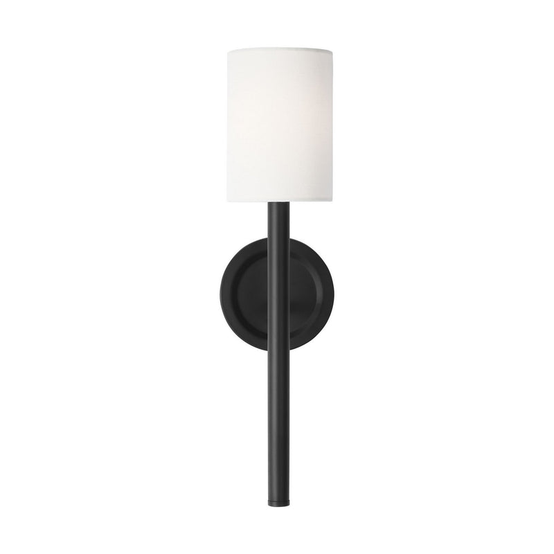 Visual Comfort Studio DJW1161MBK One Light Wall Sconce, Midnight Black