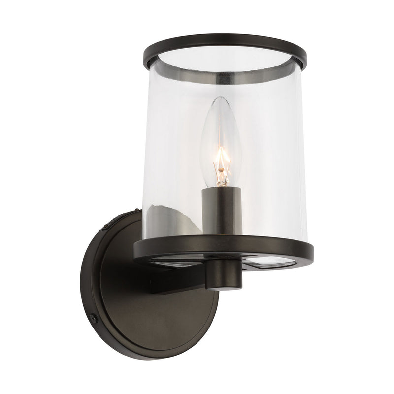 Visual Comfort Studio LV1081AI One Light Vanity, Aged Iron