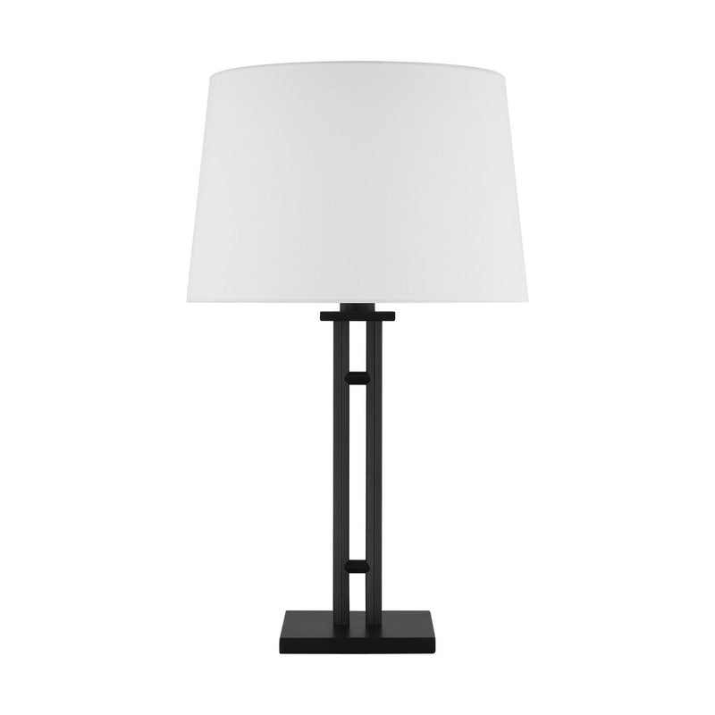 Visual Comfort Studio LT1191AI1 One Light Table Lamp, Aged Iron