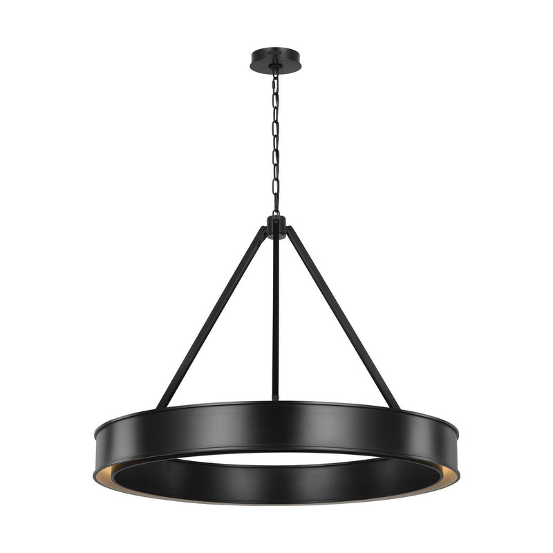Visual Comfort Studio LC1221AI-L1 LED Chandelier, Aged Iron