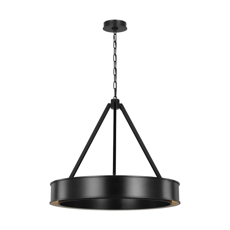 Visual Comfort Studio LC1211AI-L1 LED Chandelier, Aged Iron