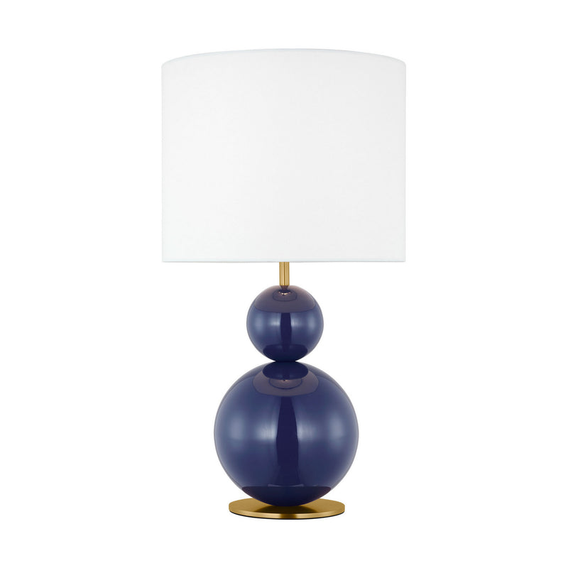 Visual Comfort Studio KST1221NVY1 One Light Table Lamp, Navy