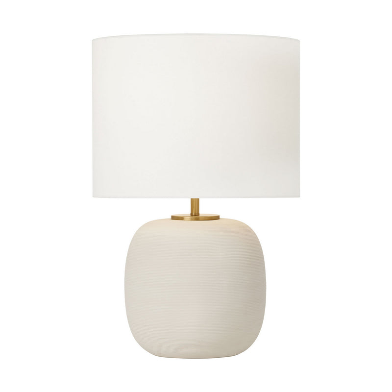Visual Comfort Studio HT1071MC1 One Light Table Lamp, Matte Concrete