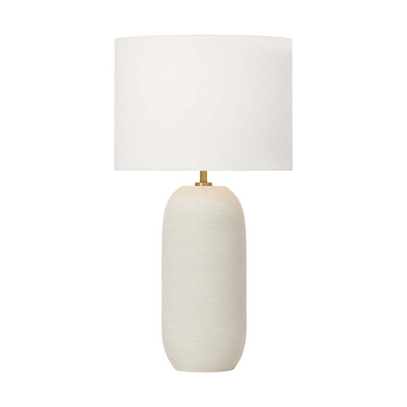 Visual Comfort Studio HT1061MC1 One Light Table Lamp, Matte Concrete