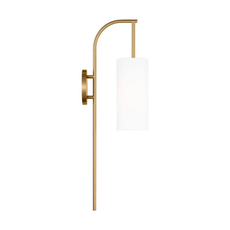 Visual Comfort Studio EW1201BBS One Light Wall Sconce, Burnished Brass