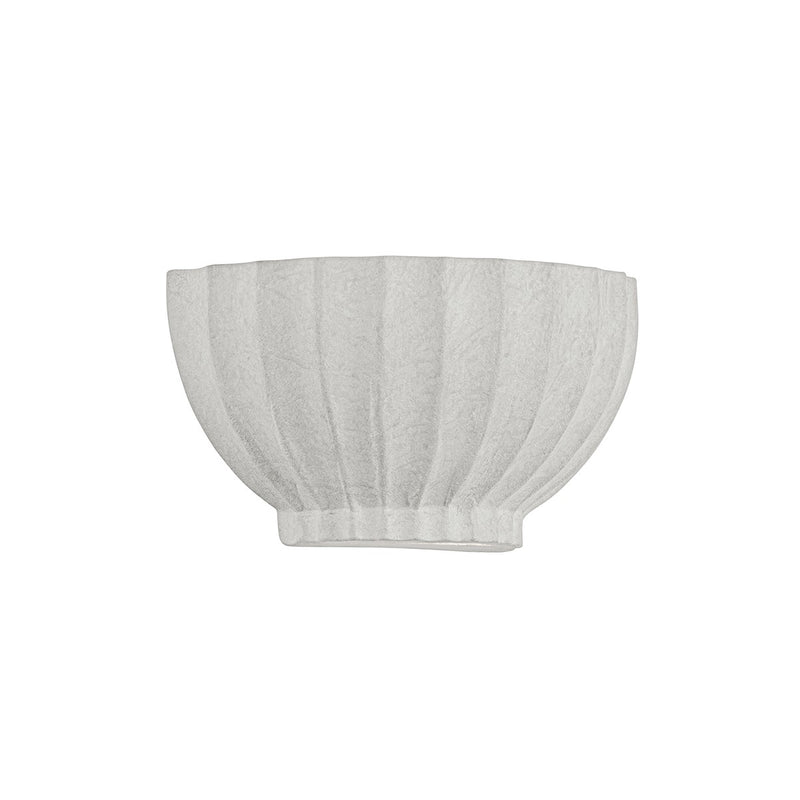 Troy Lighting B1905-SWH/CIX One Light Wall Sconce, Soft White/Ceramic Ivory Texture