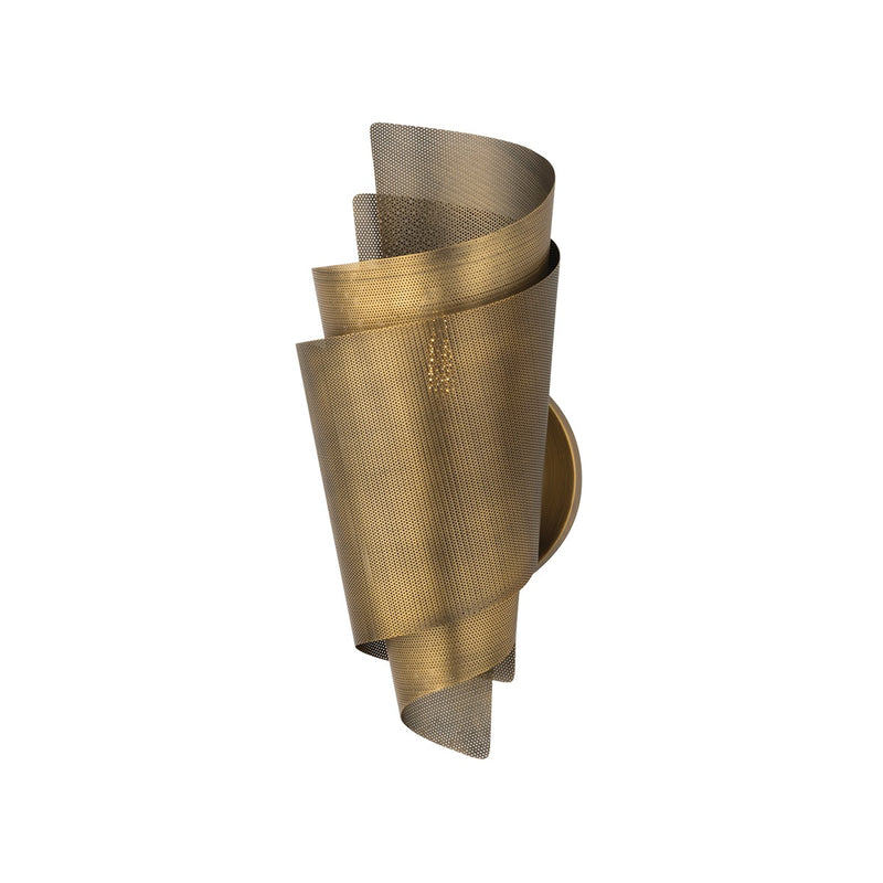 Troy Lighting B3513-PBR One Light Wall Sconce, Patina Brass