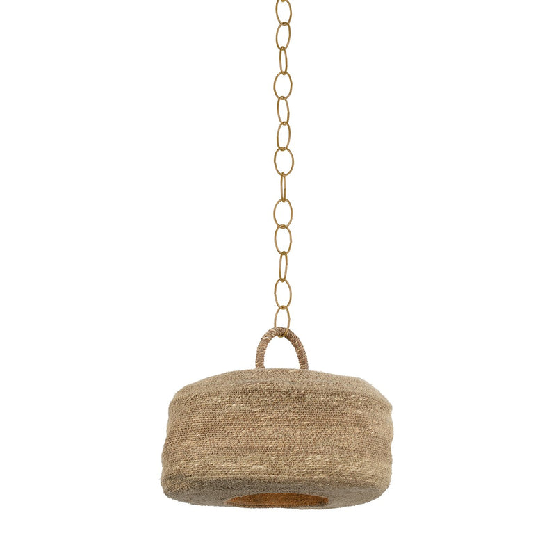 Troy Lighting F6315-PBR One Light Pendant, Patina Brass