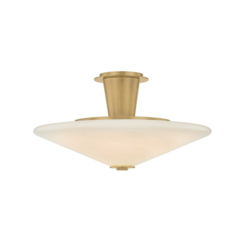 Corbett Lighting 521-19-VB LED Flush Mount, Vintage Brass