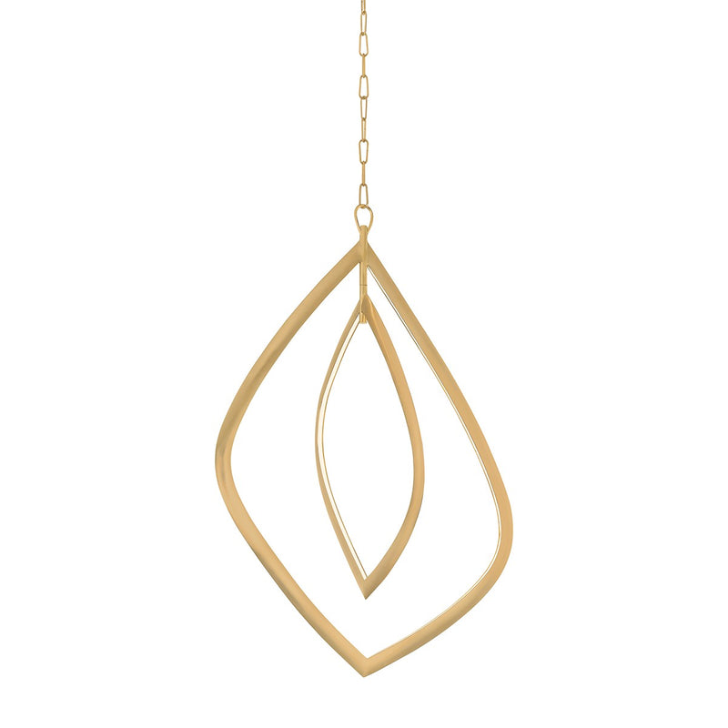 Corbett Lighting 496-29-VB LED Chandelier, Vintage Brass