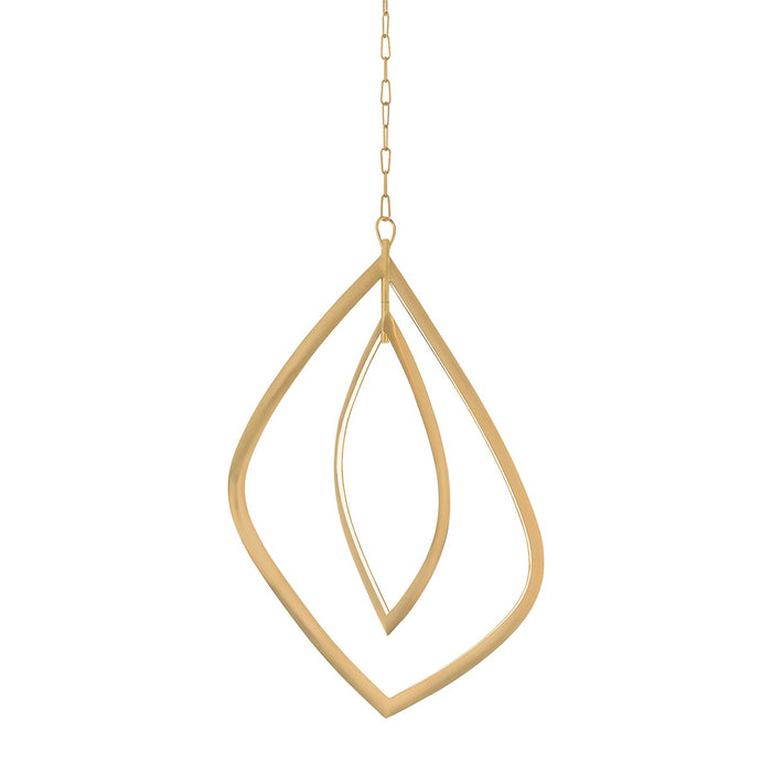 Corbett Lighting 496-29-VB LED Chandelier, Vintage Brass