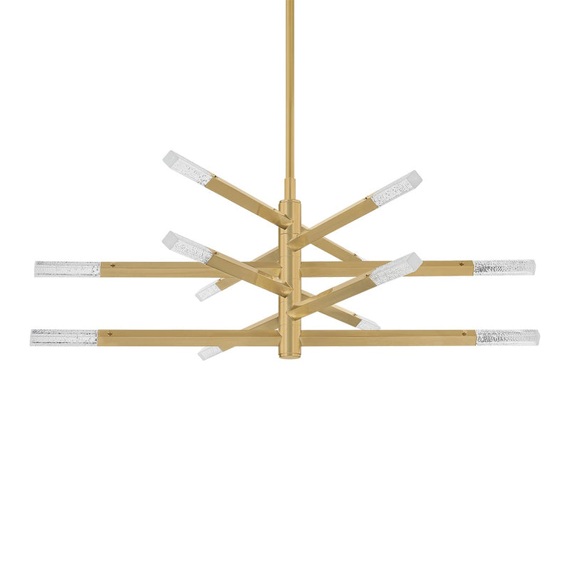 Corbett Lighting 501-42-VB LED Chandelier, Vintage Brass