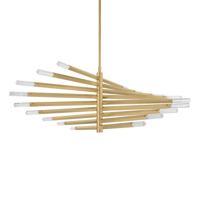 Corbett Lighting 501-56-VB LED Chandelier, Vintage Brass