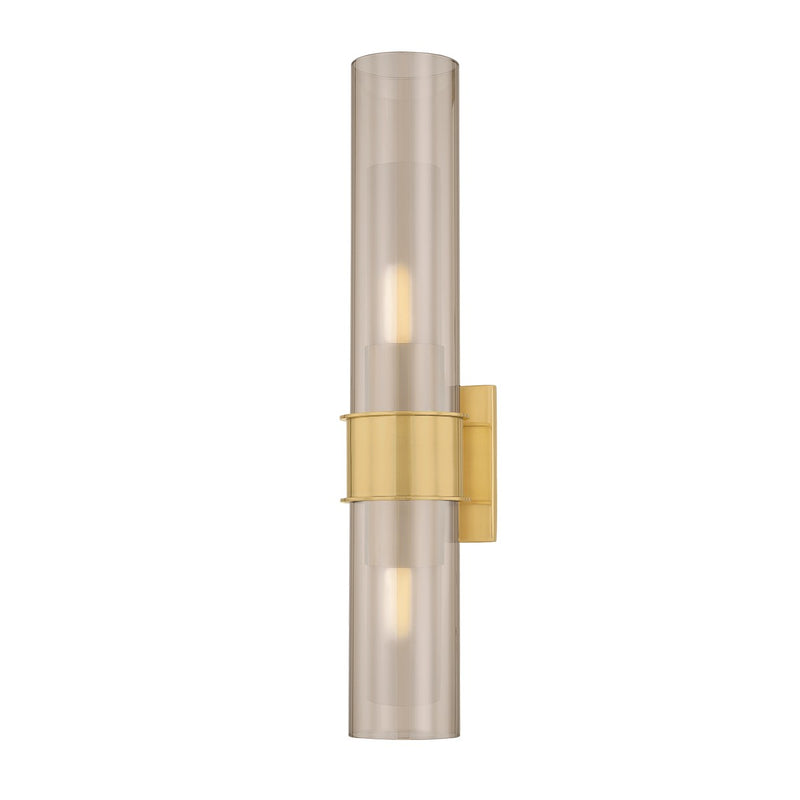 Corbett Lighting 505-02-VPB Two Light Wall Sconce, Vintage Polished Brass