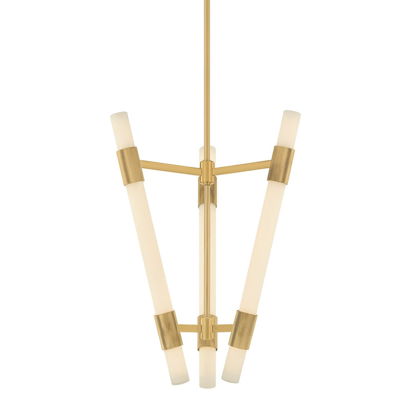 Corbett Lighting 509-22-VB LED Lantern, Vintage Brass