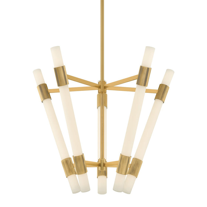 Corbett Lighting 509-32-VB LED Chandelier, Vintage Brass
