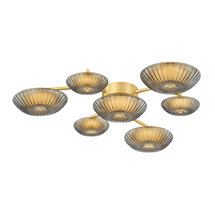 Corbett Lighting 512-41-VPB LED Flush Mount, Vintage Polished Brass