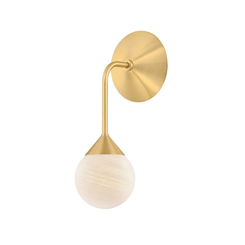 Mitzi H1051101-AGB LED Wall Sconce, Aged Brass
