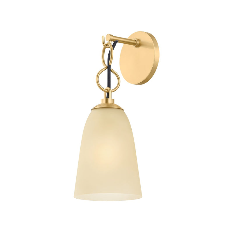 Mitzi H1058101-AGB One Light Wall Sconce, Aged Brass