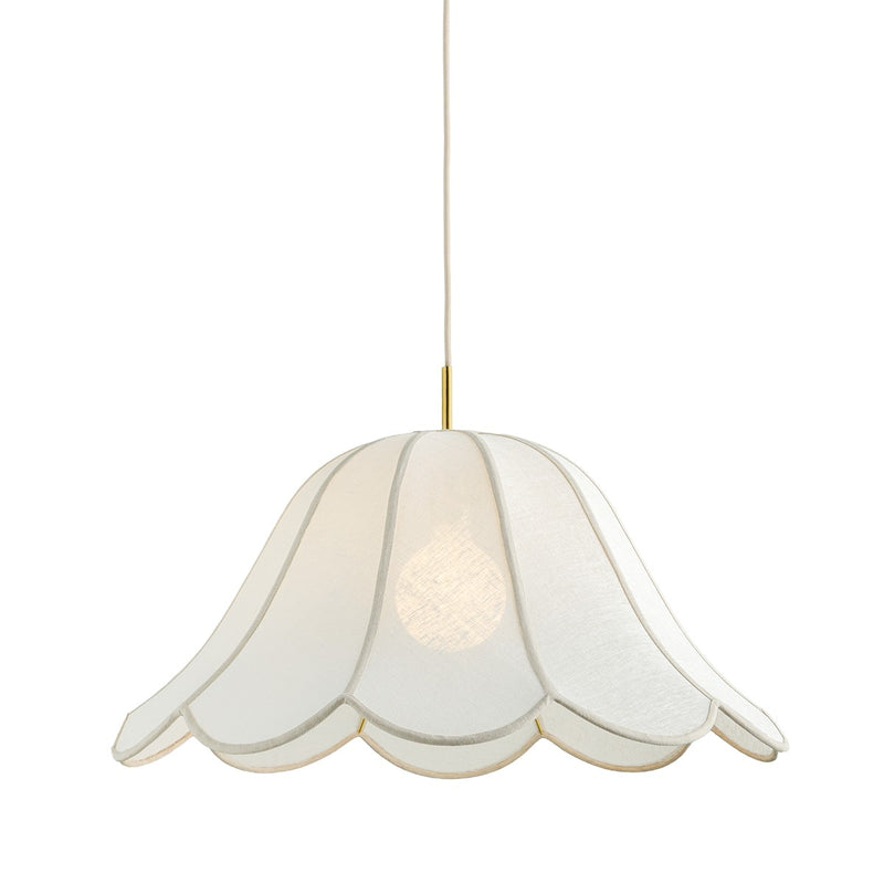 Mitzi H1059701L-AGB One Light Pendant, Aged Brass
