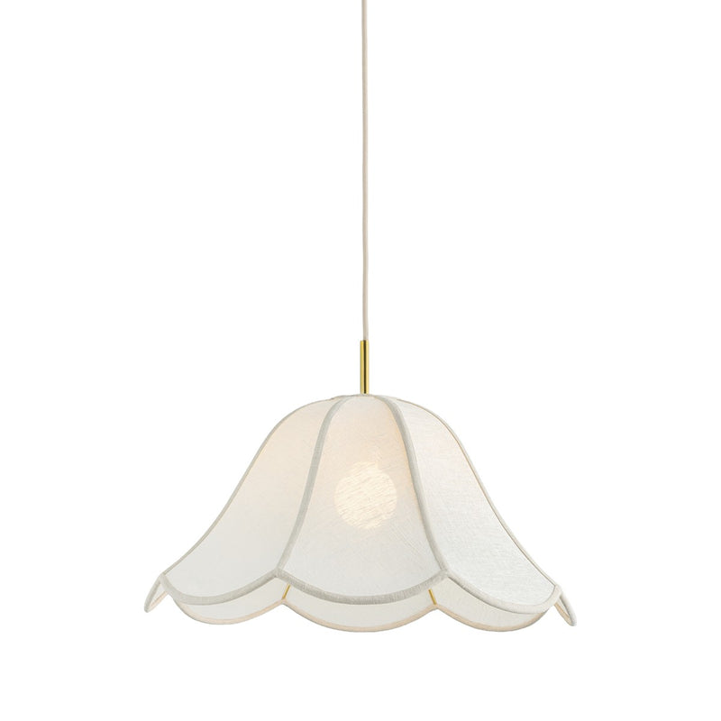 Mitzi H1059701S-AGB One Light Pendant, Aged Brass