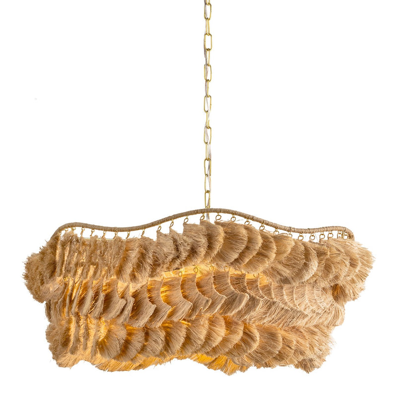 Mitzi H1071801L-AGB One Light Chandelier, Aged Brass