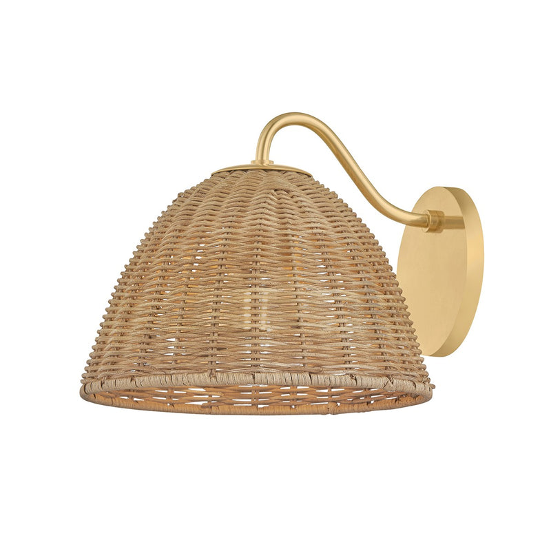 Mitzi H1081101-AGB One Light Wall Sconce, Aged Brass