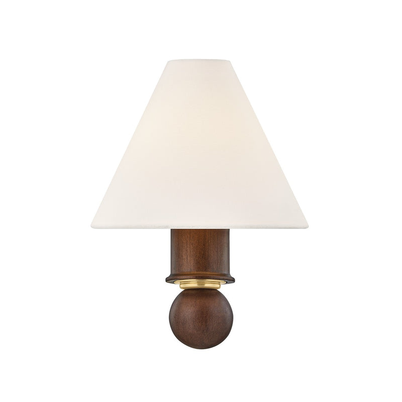 Mitzi H1082101-AGB One Light Wall Sconce, Aged Brass