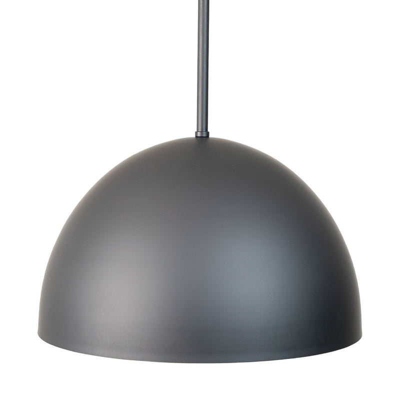 Hunter 48126 One Light Pendant, Matte Black
