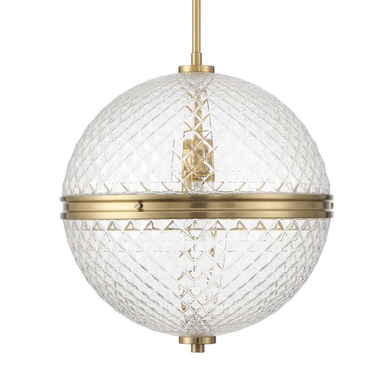 Hunter 48250 One Light Pendant, Alturas Gold