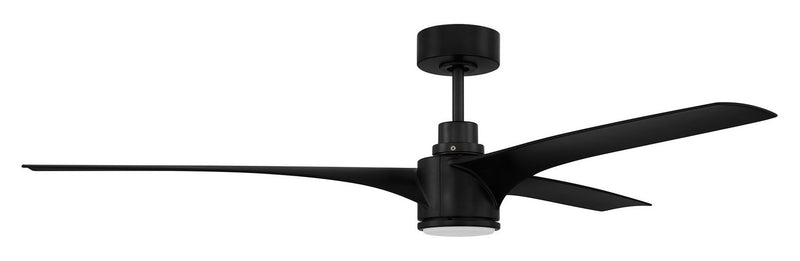 Craftmade PHB60FB3-NWF 60" Ceiling Fan, Flat Black