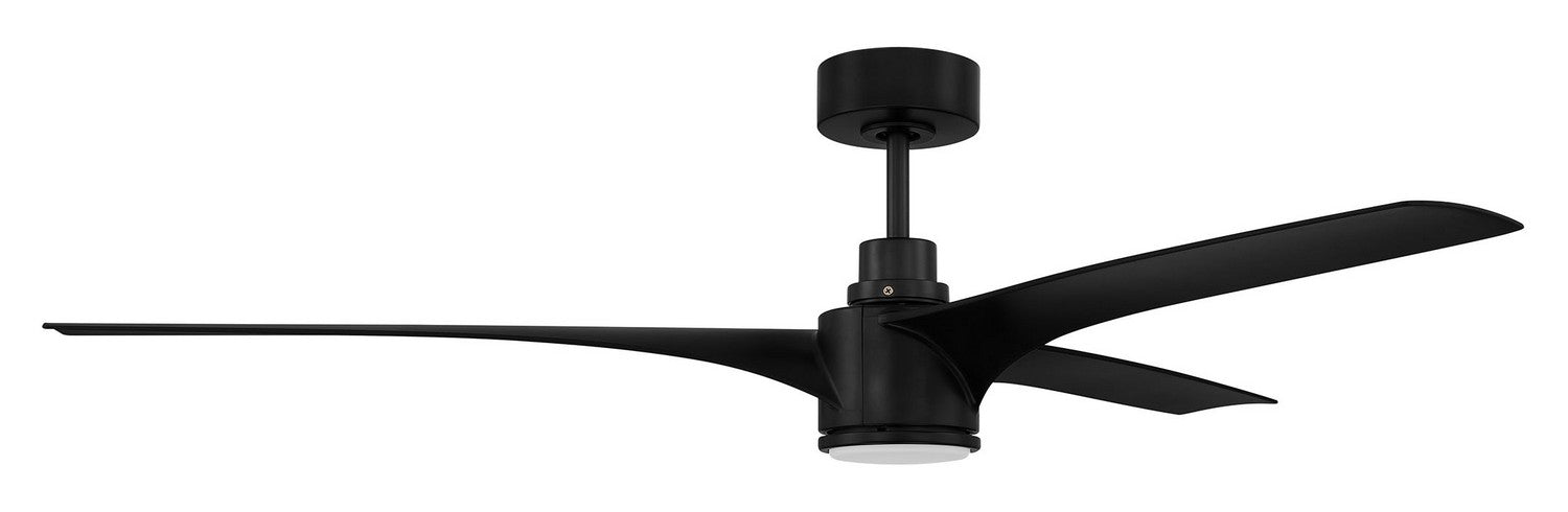 Craftmade PHB60FB3-NWF 60" Ceiling Fan, Flat Black