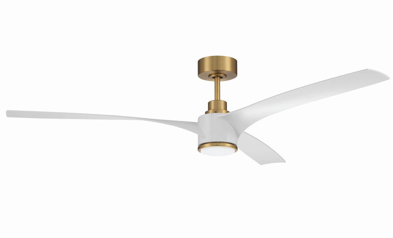 Craftmade PHB60SB3-NWF 60" Ceiling Fan, Satin Brass