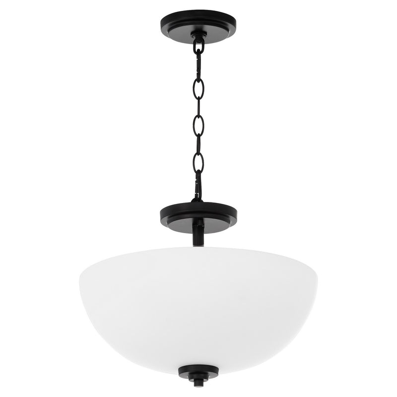 Quorum 2800-15-159 Three Light Dual Mount, Matte Black