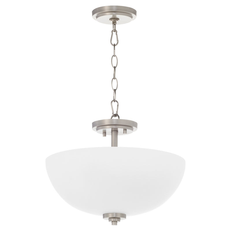 Quorum 2800-15-165 Three Light Dual Mount, Satin Nickel