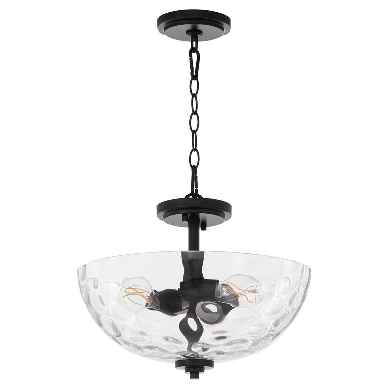 Quorum 2800-15-259 Three Light Dual Mount, Matte Black