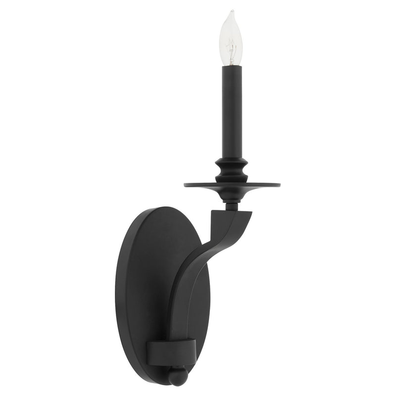 Quorum 5240-1-59 One Light Wall Mount, Matte Black