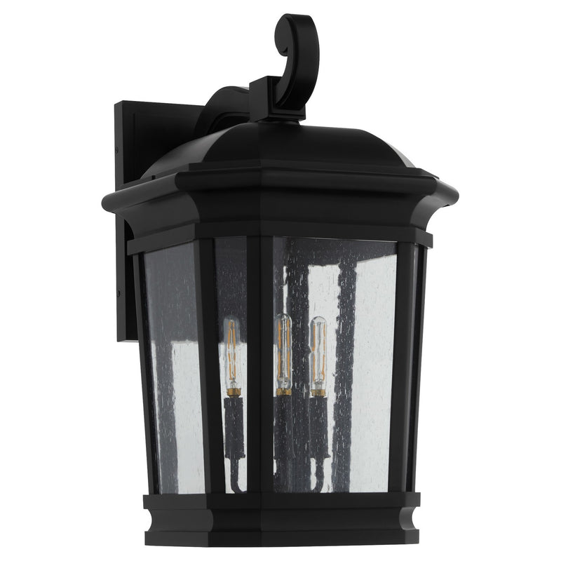 Quorum 714-14-59 Three Light Lantern, Matte Black