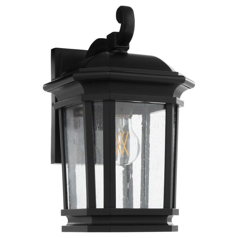 Quorum 714-8-59 One Light Lantern, Matte Black
