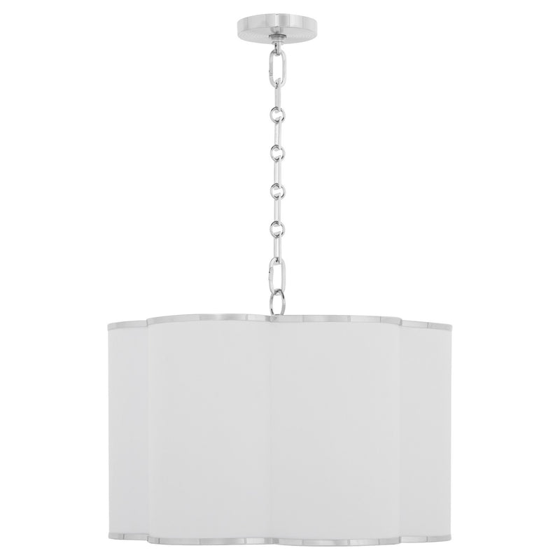 Quorum 8228-4-14 Four Light Pendant, Chrome