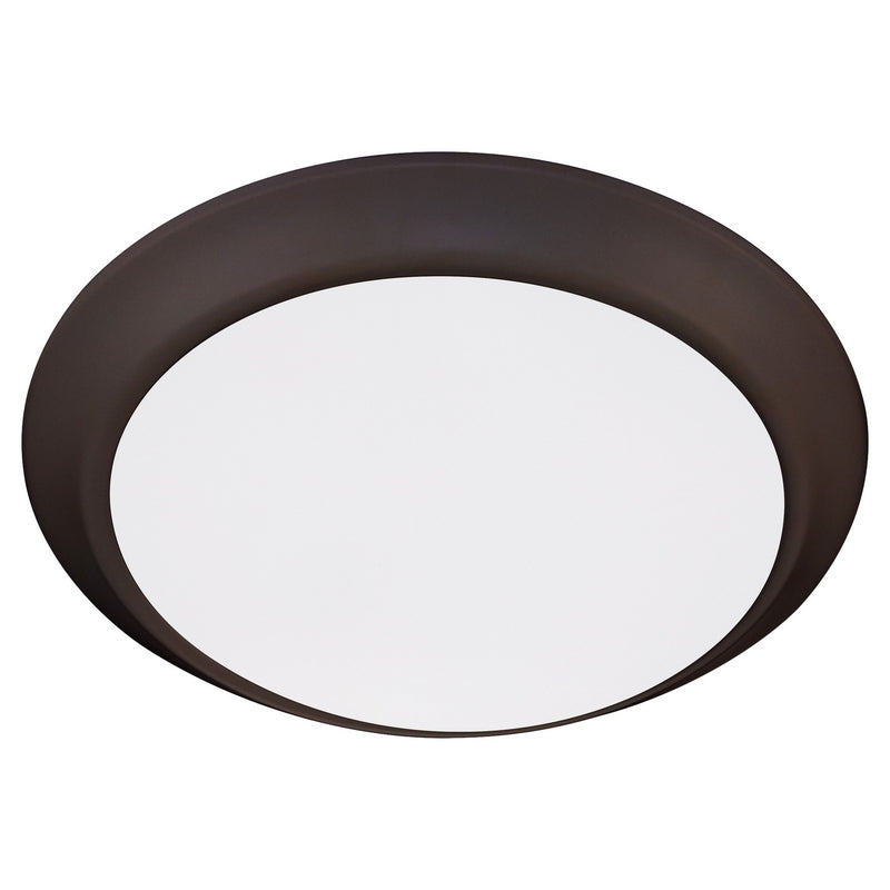 Quorum 906-10-86 LED Disk, Oiled Bronze